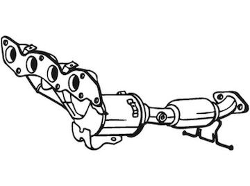 PROAUTO Katalyzátor Ford, Volvo 1.4/1.6 16v, 03'-12' /090-107/ (EURO 4)