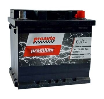 PROAUTO Premium akumulátor 12V 45Ah 400A (207x175x190mm) + PRAVÝ