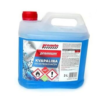 PROAUTO PREMIUM Kvapalina do ostrekovačov - zimná -40°C, 3l