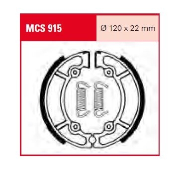 Sada brzdových čeľustí TRW MCS915