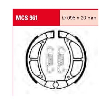 Sada brzdových čeľustí TRW MCS961