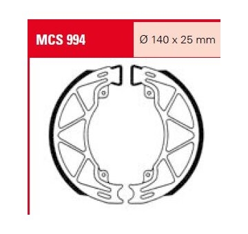 Sada brzdových čeľustí TRW MCS994