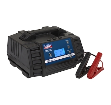 SEALEY Compact Auto Smart Charger 12A 9-Cycle 12/24V - Lithium