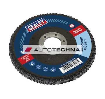 SEALEY Flap Disc Zirconium O125mm O22mm Bore 120Grit