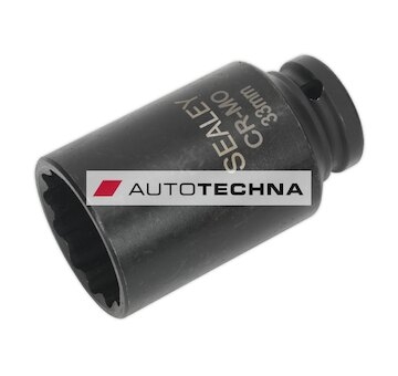 SEALEY Impact Socket 33mm Bi-Hex Deep 1/2