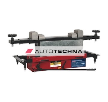 SEALEY Jacking Beam 2tonne with Arm Extenders & Flat Roller Supports
