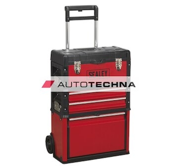 SEALEY Mobile Steel/Composite Toolbox - 3 Compartment