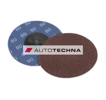 SEALEY Quick Change Sanding Disc O75mm 80Grit Pack of 10
