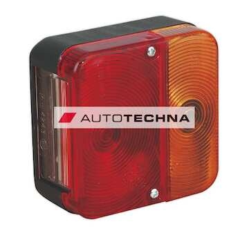 SEALEY Rear Square Lamp Cluster 12V with Bulbs
