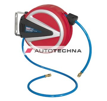 SEALEY Retractable Air Hose Reel 6.5mtr 6.5mm ID PU Hose