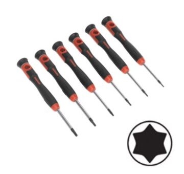 SEALEY Sada mikro skrutkovačov TORX T5-T50, 6ks