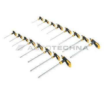 SEALEY Sada T-kľúčov INBUS,TORX 16ks