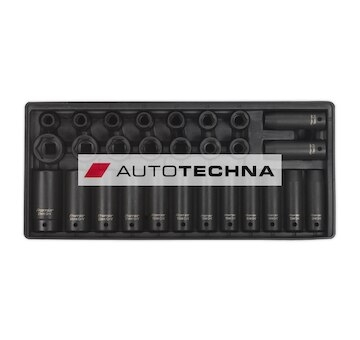 SEALEY Tool Tray with Impact Socket Set 28pc 1/2