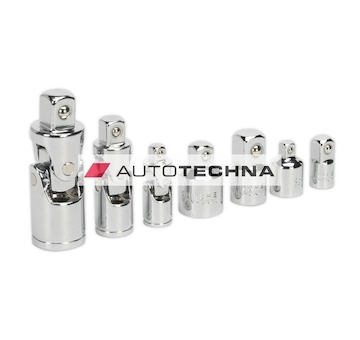 SEALEY Universal Joint & Socket Adaptor Set 7pc 1/4