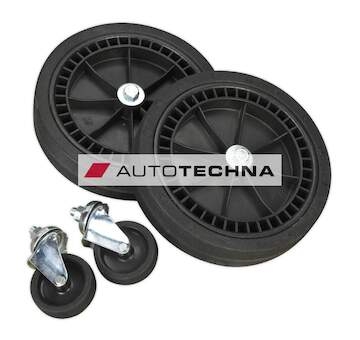 SEALEY Wheel Kit for Fixed Compressors - 2 Castors & 2 Fixed Wheels