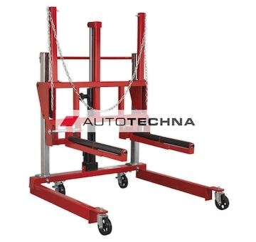 SEALEY Wheel Removal Trolley 500kg Adjustable Width