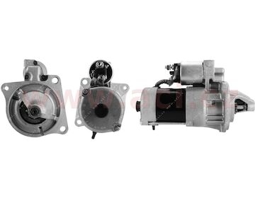 startér 12 V/2.2 kW (9 zubů) originální díl repasovaný firmou LUCAS (+vratná část 700 Kč/30 €)