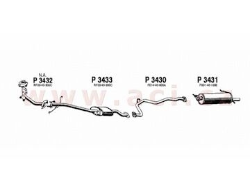 střední díl výfuku FENNO/IMASAF/EBERSPACHER