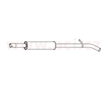 střední tlumič výfuku FENNO/ IMASAF/ EBERSPACHER