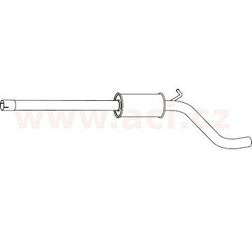 střední tlumič výfuku FENNO/ IMASAF/ EBERSPACHER
