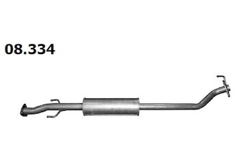 Stredný tlmič výfuku NOVAK 08.334