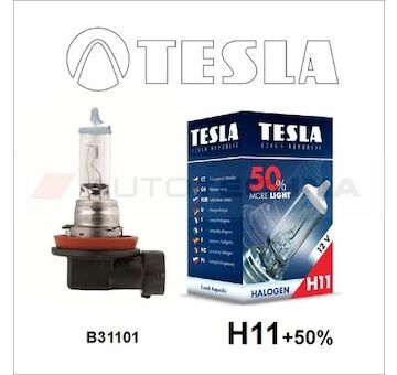 TESLA Žiarovka 12V  H11 +50%  55W  PGJ19-2