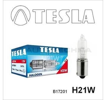 TESLA Žiarovka 12V  H21W  BAY9s