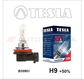 TESLA Žiarovka 12V  H9 +50%  65W  PGJ19-5