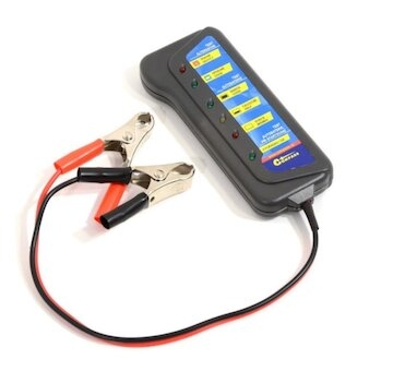 Tester akumulátora a alternátora LED 12V