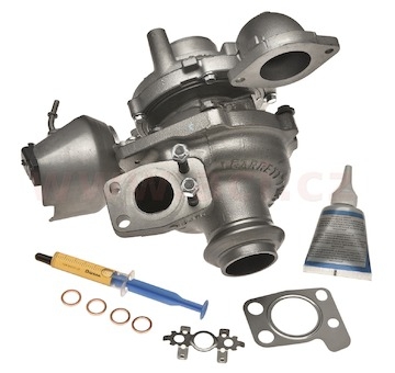 turbodmychadlo GARRETT model GTC1244VZ, originální díl repasovaný firmou TURBOCHARGER (+ vratná část 1750 Kč/70 €)