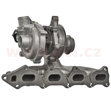 turbodmychadlo KKK model 53039700521, originální díl repasovaný firmou TURBOCHARGER (+ vratná část 1750 Kč/70 €)