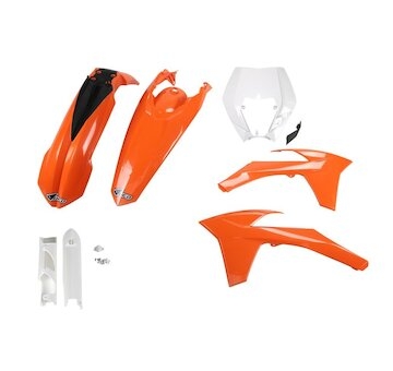 UFO Kompletný plastový KIT KTM EXC-EXC-F 12-13 originál