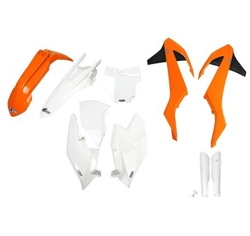 UFO Kompletný plastový KIT KTM SX-SXF 16-18 originál 16