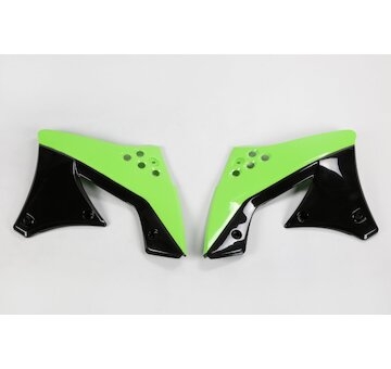 UFO Kryty chladiča Kawasaki KXF 250 09-12 originál 09 a 12 zeleno čierna