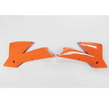 UFO Kryty chladiča KTM SX 125/380/400/520 02-04/EXC 125/250/380/400/520 01-04 oranžová