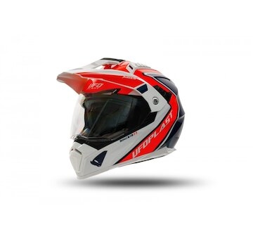 UFO Prilba ARIES Enduro 2024 červená/modrá veľ.:  S