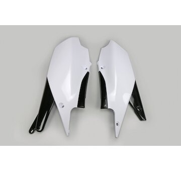 UFO Tabuľky zadné Yamaha YZF 250 19-23/WRF 250 20-25/YZF 450 18-22/WRF 450 19-25 biela