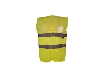 VIZWELL SAFETY VEST H.VIS.YELLOW XXL-XXXL