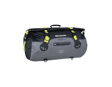 vodotěsný vak Aqua T-50 Roll Bag, OXFORD (černý/šedý/žlutý fluo, objem 50 l)