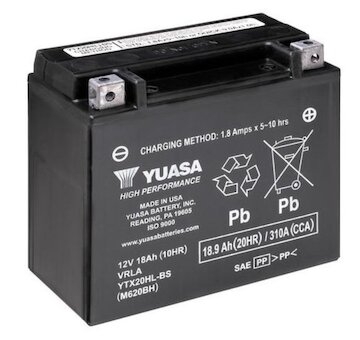 YUASA Motobatéria HP MF AGM 12V 18Ah 310A (175x87x155mm) 0,93l T4 