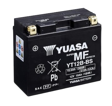 YUASA Motobatéria MF 12V 10Ah 210A (150x69x130mm) 0,5l T11 