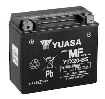 YUASA Motobatéria MF AGM 12V 18Ah 270A (175x87x155mm) 0,93l T4 