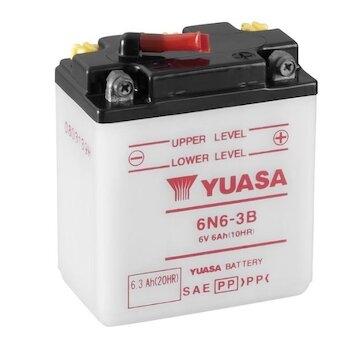 YUASA Motobatéria Standard 6V 6Ah (99x57x121mm) 0,3l T6 