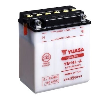 YUASA Motobatéria Yumicron 12V 14Ah 190A (136x91x168mm) 0,9l T6 