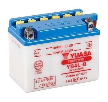 YUASA Motobatéria Yumicron 12V 4Ah 45A (121x70x93mm) 0,3l T5 