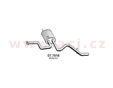 zadní díl výfuku ASSO/VENEPORTE