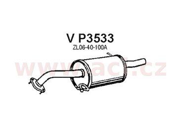 zadní díl výfuku FENNO/IMASAF/EBERSPACHER