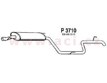 zadní díl výfuku FENNO/IMASAF/EBERSPACHER