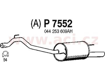 zadní díl výfuku FENNO/IMASAF/EBERSPACHER