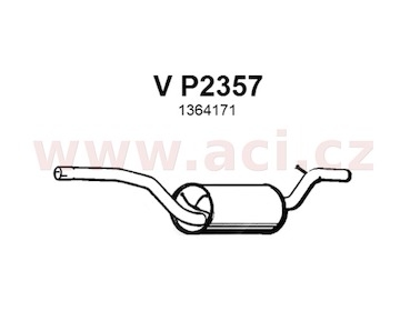zadní tlumič výfuku FENNO/IMASAF/EBERSPACHER